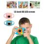 Ayunjia 2 Colors 1.8" Mini Toy HD Digital Video Camera Gift for Children Kids (Color : Pink)