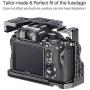 Camera Cage for Sony A7III/A7RIII/M3 Standard Arca-Style Quick Release Plate + Top Handle Grip Accessory Kits for Sony a7iii Series