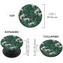 Richmond & Finch PopSocket PopGrip, Universal Expanding Mobile Phone Stand and Grip for Phones and Tablets, Includes Swappable Top, Green Leopard - Green