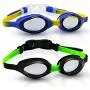 Uniswim Swimming Goggles for Kids(Age 3-12) Youth Goggles for Swimming 2 Pack, Children Swim Glasses with Nose Clip Earplugs Nose Bridge, Shatterproof Anti-Fog 100% UV Protection Lens Clear Wide View Uniswim Swimming Goggles for Kids(Age 3-12) Youth Goggles for Swimming 2 Pack, Children Swim Glasses with Nose Clip Earplugs Nose Bridge, Shatterproof Anti-Fog 100% UV Protection Lens Clear Wide View