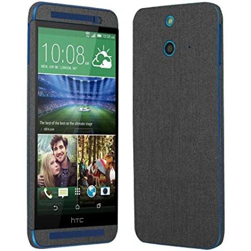 Skinomi Brushed Steel Full Body Skin Compatible with HTC One E8 (Full Coverage) TechSkin Anti-Bubble Film