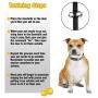 FOLKSMATE Dog Doorbells for Potty Training 1 Pack Potty Bells with 7 Extra Loud Bells Adjustable for Dog Training, Housebreaking