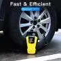 joyroom Air Compressor Tire Inflator - Car Tire Pump with Digital Display Pressure Gauge, Bright Emergency Flashlight - 150 PSI 12V DC for Cars, Trucks, Bicycles, Balls (CZK-3650.)