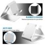 COOLOO Cell Phone Stand,【2 Pack】 Mobile Phone Anti-Skid Holder, Cradle, Dock Compatible Android Smartphone, Phone 11 Pro Xs Max Xr X 8 7 6 6s Plus 5s, Accessories Desk - Silver