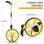 Measuring Wheel Zozen Collapsible with Kickstand and Cloth Carrying Bag Measurement 0-9,999 Ft