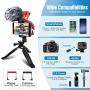 Universal Video Microphone with Shock Mount,Windscreen,3m Extension Cable for iPhone, Android Smartphones, Canon EOS, Nikon DSLR Cameras and Camcorders - Perfect Camera Microphone, Shotgun Mic