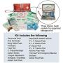 Kurgo Portable Dog First Aid Kit, Pet Medical Kit (50Piece), One Size, Paprika (K01263)