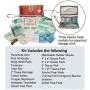 Kurgo Portable Dog First Aid Kit, Pet Medical Kit (50Piece), One Size, Paprika (K01263) Kurgo Portable Dog First Aid Kit, Pet Medical Kit (50Piece), One Size, Paprika (K01263)