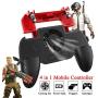 PUBG Mobile Controller with 2000mAh Power Bank and Cooling Fan,Mobile Game Controller for Fortnite/Rules of Survival,L1R1 Mobile Trigger Joystick Gamepad Joypad for 4.5-6.5" Android iOS Phone