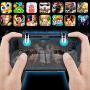 Alician 3 in 1 PUBG Mobile Gamepad Trigger Control Cell Phone Game Pad Controller L1R1 Gaming Shooter for iPhone Android Joystick