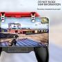 Multi-Functiona Game Controller with 2000mAh Power Bank and Cooling Fan, PUBG Mobile Controller Gamepad L1 R1 Aim and Shoot Trigger, Joystick Remote Grip for 4.5-6.5" Phone Android/iOS
