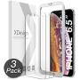 XDesign Glass Screen Protector Designed for Apple iPhone 11 Pro Max/iPhone Xs MAX (3-Pack) Tempered Glass with Touch Accurate and Impact Absorb+Easy Installation Tray [Fit with Most Cases] - 3 Pack