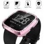Landhoo Pink Hard Case Compatible with Fitbit Versa 2 Screen Protector Bling, PC case That Have Clarity PMMA Screen Protector and Shiny Diamond Bumper Overall Protective Cover for Women Watch. Landhoo Pink Hard Case Compatible with Fitbit Versa 2 Screen Protector Bling, PC case That Have Clarity PMMA Screen Protector and Shiny Diamond Bumper Overall Protective Cover for Women Watch.