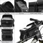 AUTOWT Bicycle Phone Mount Bags, Waterproof Bike Tool Bag with TPU Touch Screen, Top Tube Bike Bag Fits for iphone7 8 Plus/XR/Xs Max Samsung Huawei Up to 6.6"