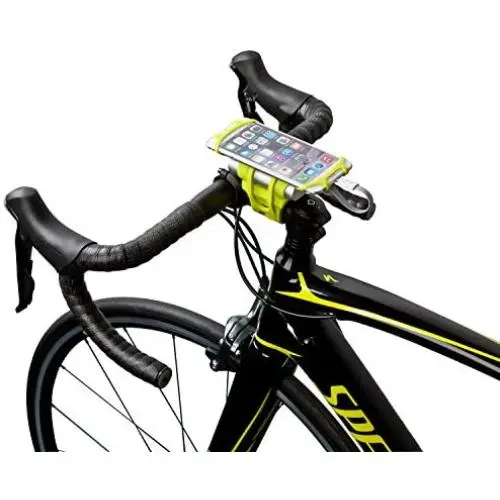 Bike Combo Power Mount, Universal Bicycle Smart Phone and Power Bank Holder, Adjustable Silicone Handlebar Rack for iPhone, Samsung Galaxy, 4” to 6” Phones (Fluorescent Green) Bike Combo Power Mount, Universal Bicycle Smart Phone and Power Bank Holder, Adjustable Silicone Handlebar Rack for iPhone, Samsung Galaxy, 4” to 6” Phones (Fluorescent Green)