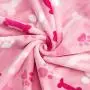 ALLISANDRO 350 GSM-Super Soft and Premium Fuzzy Flannel Fleece Pet Dog Blanket, The Cute Paw and Bone Design Washable Fluffy Blanket for Puppy Cat Kitten Indoor or Outdoor, Pink and Blue ALLISANDRO 350 GSM-Super Soft and Premium Fuzzy Flannel Fleece Pet Dog Blanket, The Cute Paw and Bone Design Washable Fluffy Blanket for Puppy Cat Kitten Indoor or Outdoor, Pink and Blue