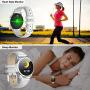 Yocuby V2 Smart Watch for Women, Fitness Tracker Compatible with iOS Android Phone, Sport Activity Tracker with Sleep/Heart Rate Monitor/Find My Phone/Physiological Reminder