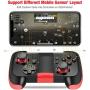 BEBONCOOL Android Wireless Game Controller for Android Phone/Tablet/Samsung Gear VR/Game Boy Emulator, Works with Bluetooth (Red)