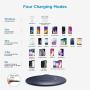 LETSCOM Wireless Charger,Qi-Certified 15W Fast Wireless Charging Pad with QC3.0 AC Adapter,Compatible with iPhone 11/11 Pro/XS Max/XR/XS/X/8/8+/Airpods,Galaxy Note 10/Note 10+/S10/S10+/S9/S8