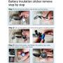 Smart Electric Camera Slider PPL-06S SLR Camera Eectric Mini Five Wheel Video Photography Track Guide for Canon Nikon Sony Digital SLR Camera and Smartphone