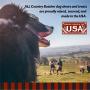 The Country Butcher Filled Dog Bones, Made in USA, Natural Dog Chew Treats for Aggressive Chewers, Flavors: Chicken N Rice, Peanut Butter, Cheese & Bacon, Bully & Beef, 4 Count