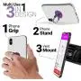 Aduro Cell Phone Ring Holder, 3 in 1 Universal Phone Ring Stand Car Holder, Finger Grip Phone Holder for iPhone, Samsung Phone and Smartphones (Purple) Aduro Cell Phone Ring Holder, 3 in 1 Universal Phone Ring Stand Car Holder, Finger Grip Phone Holder for iPhone, Samsung Phone and Smartphones (Purple)