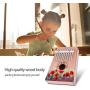 Kalimba DIY Kit, 10 Keys Thumb Piano Set Mahogany Finger Percussion Mbira Musical Instrument for Music Lover, Beginner & Children