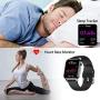 Smart Watch for Android and iOS Phone with 1.4" Touch Screen, Activity Fitness Tracker Heart Rate Sleep Monitor,IP68 Waterproof Pedometer Smartwatch Step Counter for Women and Men