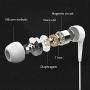 Earbuds Headphones with Microphone 5 Pack,Earbuds Wired Stereo Earphones in-Ear Headphones Bass Earbuds, Compatible with iPhone and Android Smartphones,iPod,iPad, MP3 Players,Fits All 3.5mm Interface