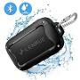 Waterproof Bluetooth Speakers V5.0,Portable Wireless Speaker for Outdoor,10W,10H Playtime,for PC Tablet Laptop Computer,All Andriod iPhone Cell Phone,Perfect for Hiking,Camping,Cyclying Sports (BLACK)