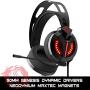 Game Lab Spartan (2019 Edition) Red LED Over-Ear Surround Sound Gaming Headset Noise Cancelling Microphone for PC, Xbox One, PS4, Nintendo Switch, Mac, Desktop, Laptop, Computer, VR, Android, iOS