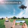 Potensic A20W Mini Drone with Camera for Kids, RC Portable Quadcopter 2.4G 6 Axis - Altitude Hold, Headless, Remote Control, Route Settiing, Real Time FPV, 2 Batteries