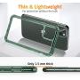 ESR Air Armor Designed for iPhone 11 Pro Max Case [Shock-Absorbing] [Scratch-Proof] [Military Grade Protection] Hard PC + Flexible TPU Frame, for The iPhone 11 Pro Max (2019), Transparent Dark Green