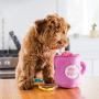 ZippyPaws Food Buddies Burrow, Interactive Squeaky Hide and Seek Plush Dog Toy