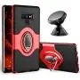 Samsung Galaxy Note 9 Case - eSamcore Ring Holder Kickstand Cases + Dashboard Magnetic Phone Car Mount [RED]