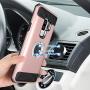 Samsung Galaxy S9 Plus Cell Phone Case with Friendly Tempered Glass Screen Protector Accessories Magnetic Ring Holder Stand Kickstand Protective Cover for Glaxay S9plus S9+ 9S Edge 9+ S 9 9plus Women