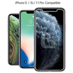 G-Armor Glass Screen Protector for iPhone 11 Pro, iPhone Xs, iPhone X (2 Pack) - Ultra Clear Tempered Glass Protective Screen Cover, Phone Case Friendly, Accessories for 5.8-inch Apple iPhones