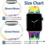 Laffav Compatible with Apple Watch Band 40mm 38mm 44mm 42mm for Women Men, Elegant Pattern Soft Silicone Sport Strap for iWatch Series 5 4 3 2 1 Laffav Compatible with Apple Watch Band 40mm 38mm 44mm 42mm for Women Men, Elegant Pattern Soft Silicone Sport Strap for iWatch Series 5 4 3 2 1