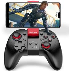 Mobile Gaming Controller, BEBONCOOL Mobile Controller for PUBG, Remote Game Controller for iPhone, Mobile Game Wireless Controller with Triggers, Mobile Gamepad with Joysticks Controller for iOS Red