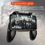 picK-me Mobile Game Controller, Gaming Trigger Smartphone Shooter Sensitive Controller Joysticks PUBG Mobile, for 4.7-6.5 Inch Smartphone