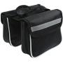 Rukey Front Frame Top Tube Bracket Bicycle Bike Saddle Bag Pouch Bilateral Side Packs with Mobile Phone Pouch for Mountain Bicycle Cycling (Medium)