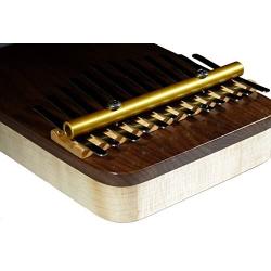 Zither Heaven Artisan Curly Maple 12 NoteThumb Piano with Black Walnut top made in the USA