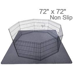 Upgrade Non-Slip Dog Pads Extra Large 72" x 72", Washable Puppy Pads with Fast Absorbent, Reusable, Waterproof for Training, Travel, Whelping, Housebreaking, Incontinence, for Playpen, Crate