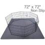 Upgrade Non-Slip Dog Pads Extra Large 72" x 72", Washable Puppy Pads with Fast Absorbent, Reusable, Waterproof for Training, Travel, Whelping, Housebreaking, Incontinence, for Playpen, Crate
