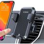 VANMASS Universal Air Vent Car Phone Holder & 2 Air Vent Clip Supplied, Patent Quick Release Button Cell Phone Holder for Car, Suit for All Series iPhone, Galaxy, LG etc. Even with Thick Case