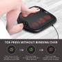Snailax 2-in-1 Shiatsu Foot and Back Massager with Heat, Washable Cover, Flexible Massage Nodes for All Size Feet, Foot Warmer, Electric Foot Massage Machine Relieves Foot Back Pains