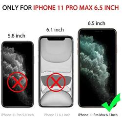 OULUOQI Compatible with iPhone 11 Pro Max Case 2019, Shockproof Clear Case with Hard PC Shield+Soft TPU Bumper Cover Cases for iPhone 11 Pro Max 6.5 inch.