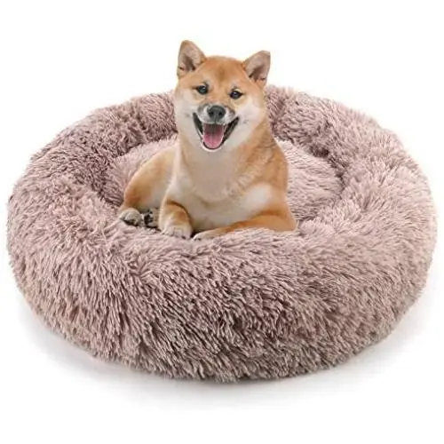 NOYAL Donut Dog Cat Bed, Soft Plush Pet Cushion, Anti-Slip Machine Washable Self-Warming Pet Bed - Improved Sleep for Cats Small Medium Dogs (Multiple Sizes) NOYAL Donut Dog Cat Bed, Soft Plush Pet Cushion, Anti-Slip Machine Washable Self-Warming Pet Bed - Improved Sleep for Cats Small Medium Dogs (Multiple Sizes)