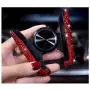 Siyibb Crystal Universal Car Phone Holder Gravity Car Air Vent Mobile Phone Mount - Red Siyibb Crystal Universal Car Phone Holder Gravity Car Air Vent Mobile Phone Mount - Red