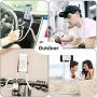 Upgrade Phone Holder for Bed, B-Land Neck Phone Holder Gooseneck Cell Phone Holders, Universal Mobile Phone Stand with Remote for Taking Videos & Group Photos (White)